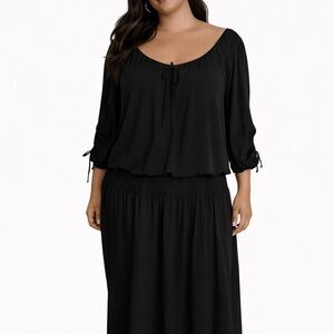 Julian Taylor Black Maxi Dress